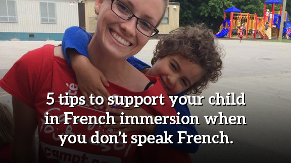 French immersion help with homework