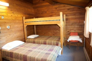 Photo of cabin room at Cedar Glen site