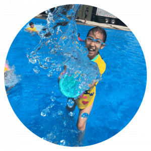 kids playing in water water days