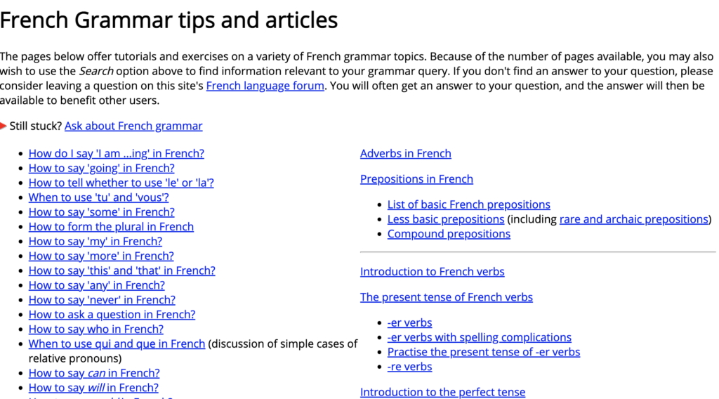 The Best French Learning Sites for Students