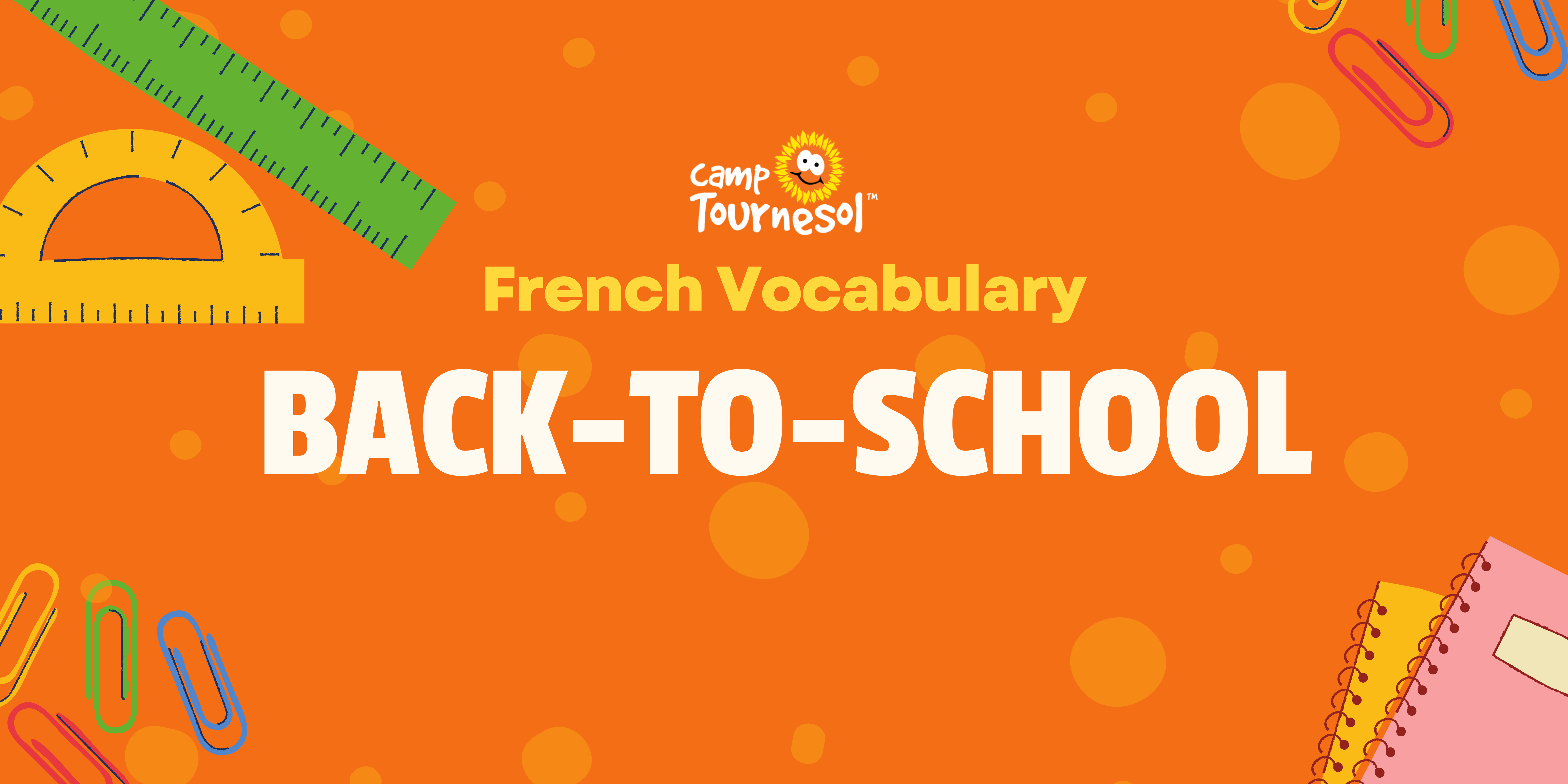back to school vocabulary blog