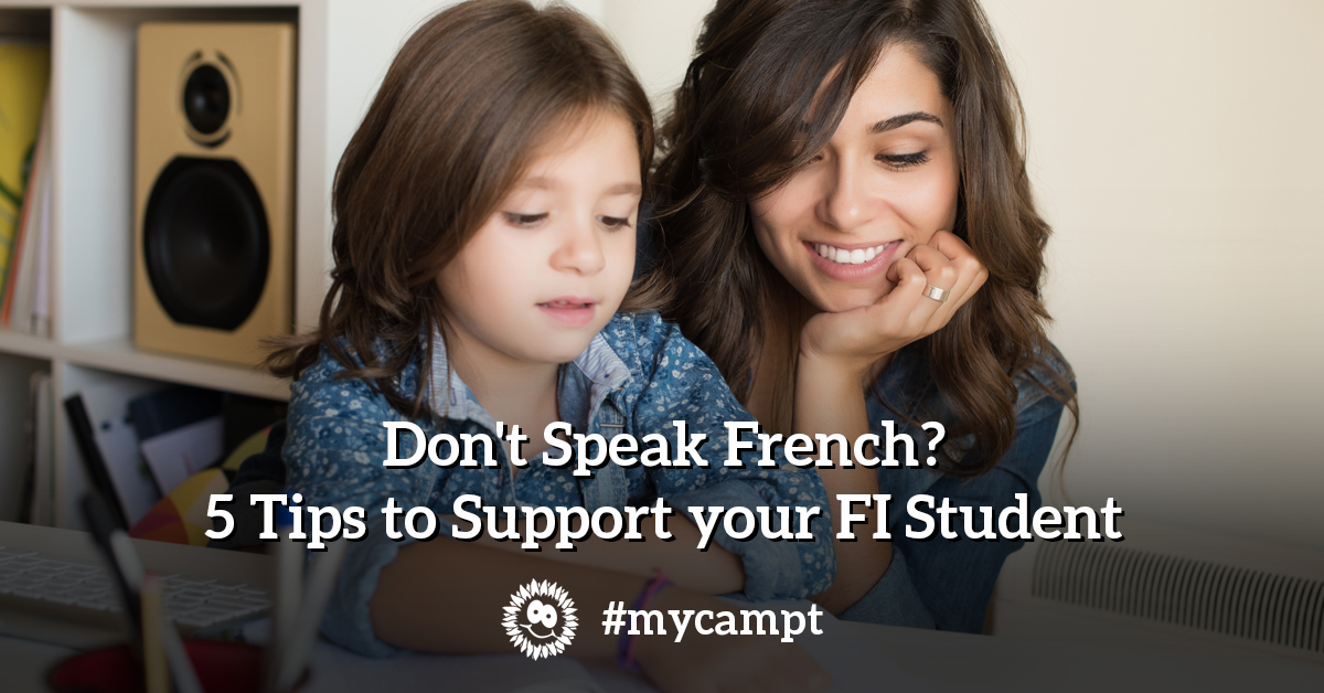support your french immersion student