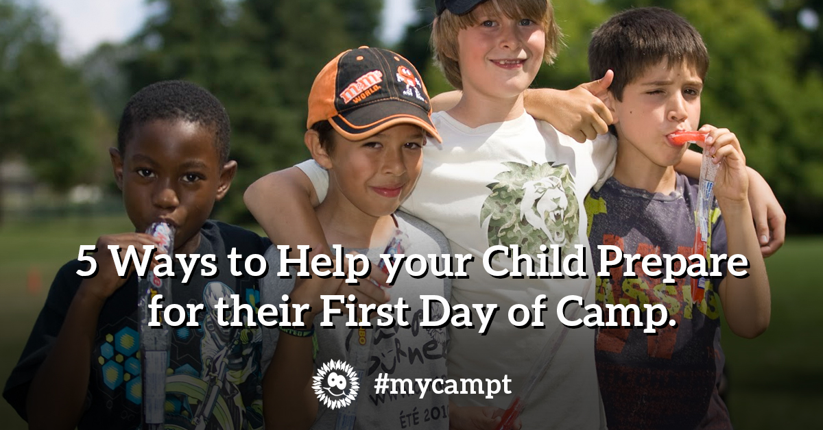 help your child prepare for first day of camp