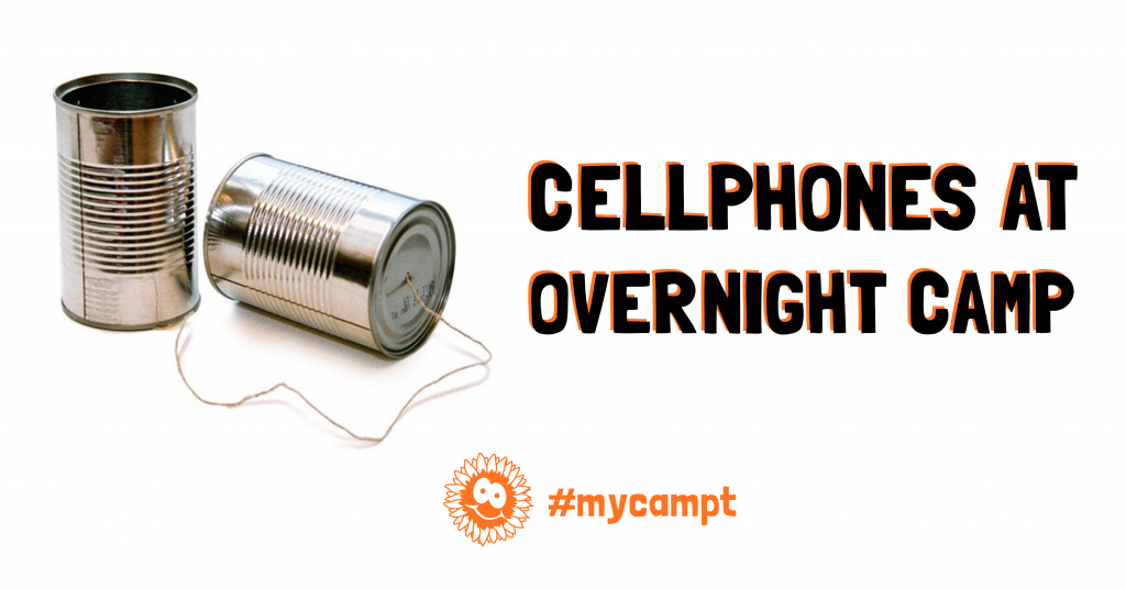 cellphones at overnight camp blog image